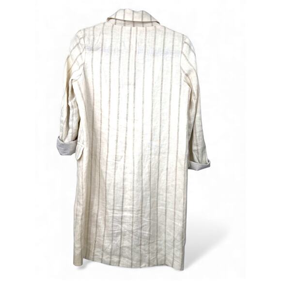 NWT FRAY I.D | M | Oversized Blazer Women Jacket Dress One Buttron Natural - Picture 4 of 7